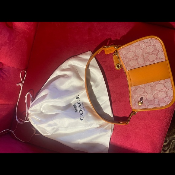 Coach Handbags - Orange and pink coach bag